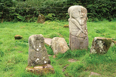 Stone figures on Boa Island